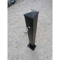 Kovový záhradný hydrant - čierna