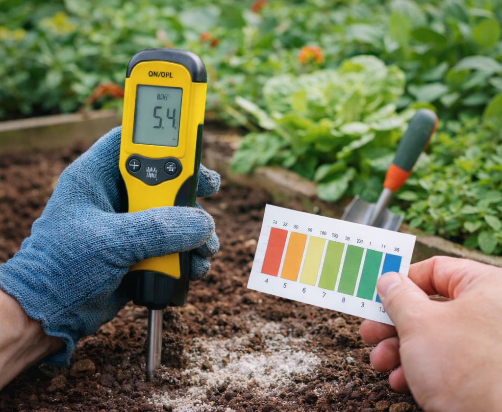 Meranie pH pôdy v záhrade