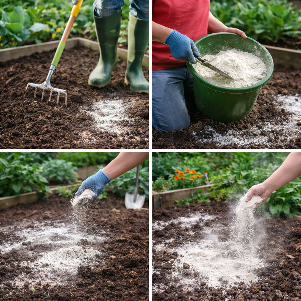 Vápnenie pôdy v záhrade