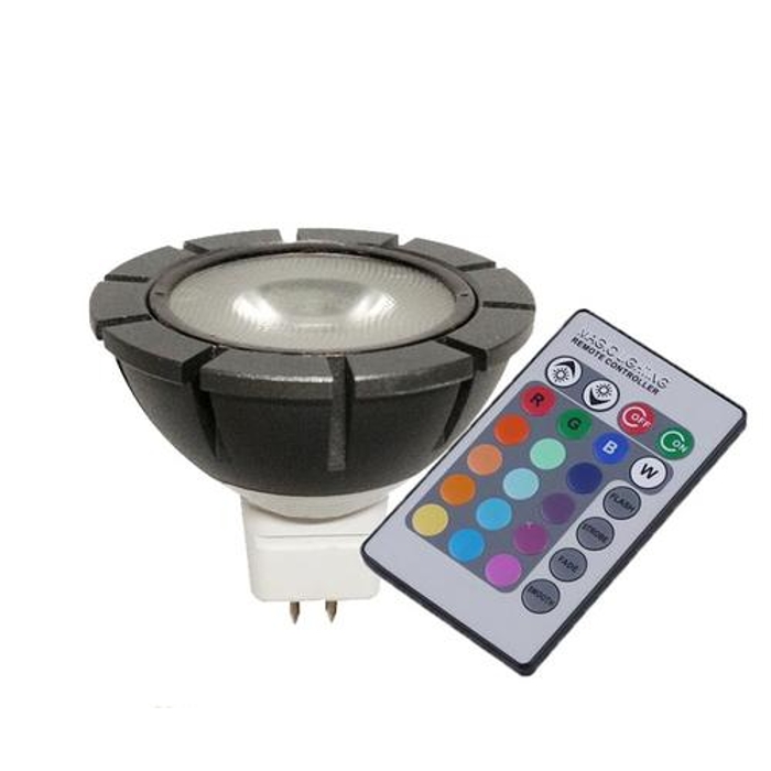 RGB Power LED 12V 3W + dialkové ovládanie