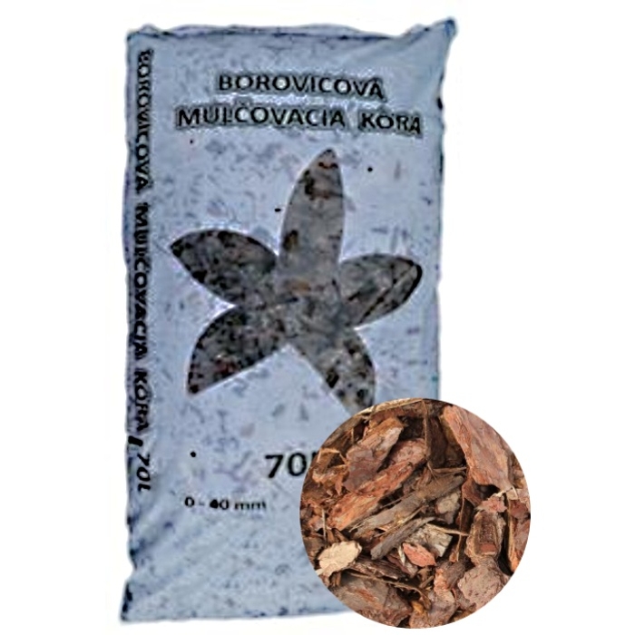 Mulčovacia kôra borovicová 70l 0-40mm