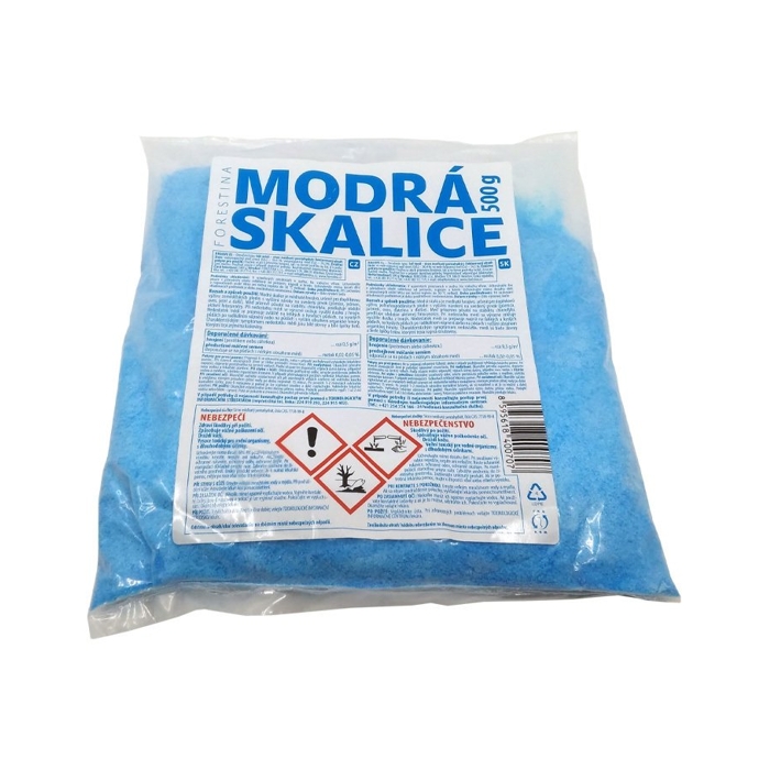 Modrá skalica 0,5kg - celk.obsah medi - min.23% hmot.