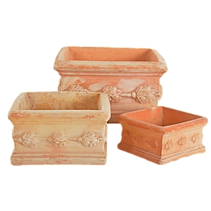 NDT V T173 keramický kvetináč - terracotta