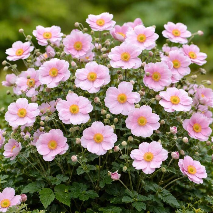 Anemonka 'Robustissima' – Odolná jesenná veternica s ružovými kvetmi