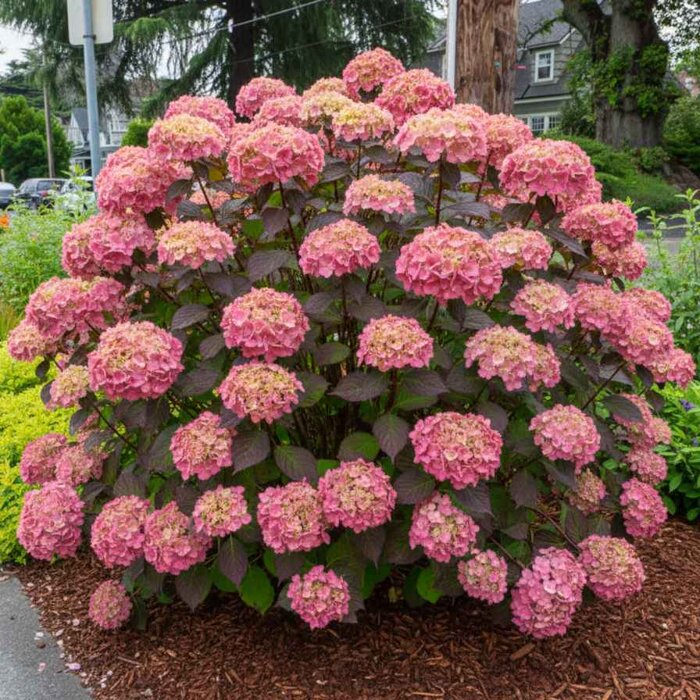Hortenzia pílkatá 'Preziosa' – nakúpiť v záhradníctve MaxGarden