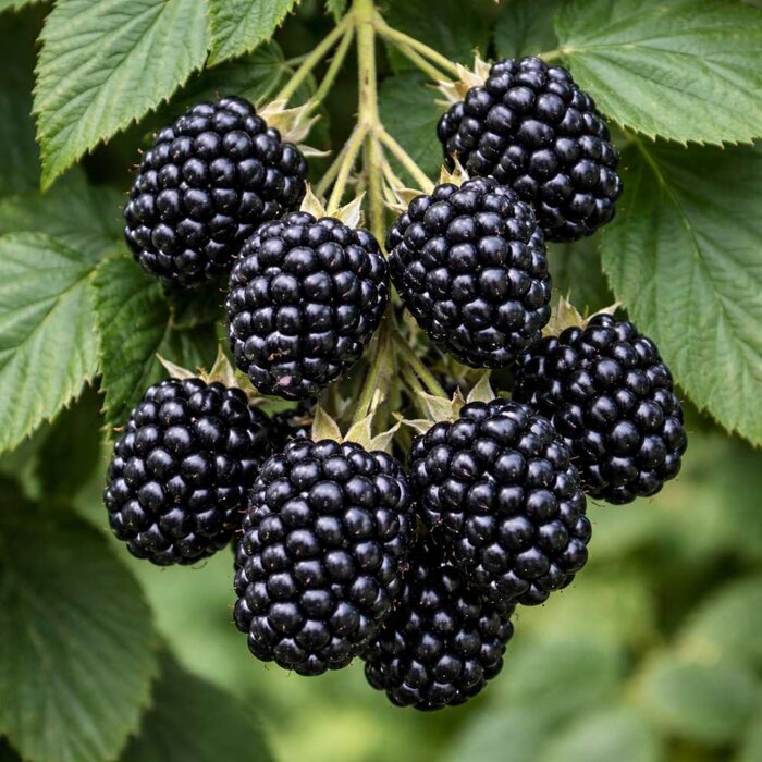 Ostružina beztŕňová ´Thornless Evergreen´ – Dekoratívna a úrodná