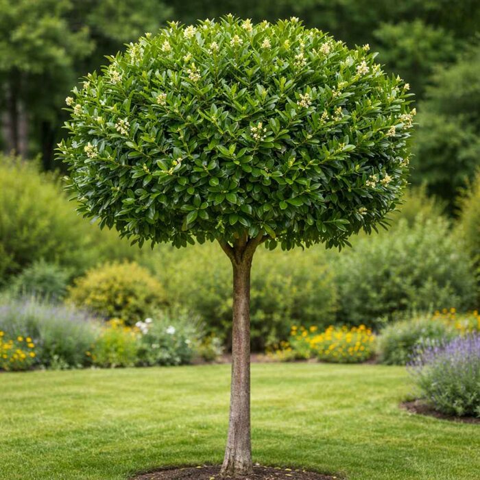 Vtáčí zob japonský na kmeni – Vždyzelený stromček s lesklým listom