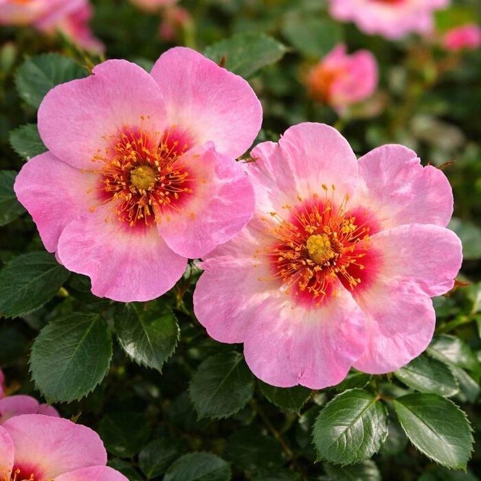 Perzská ruža ´Eye on Me®´ – Ružová krása s purpurovým okom