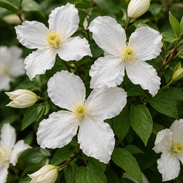 Plamienok horský 'Grandiflora' – Voňavý snehobiely závoj