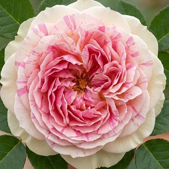 Ruža na kmienku ´GUERNSEY´ – fascinujúca trojfarebná stromčeková ruža