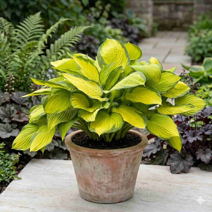 Hosta ´Gold Standard´ – funka so žiarivými zlato-zelenými listami