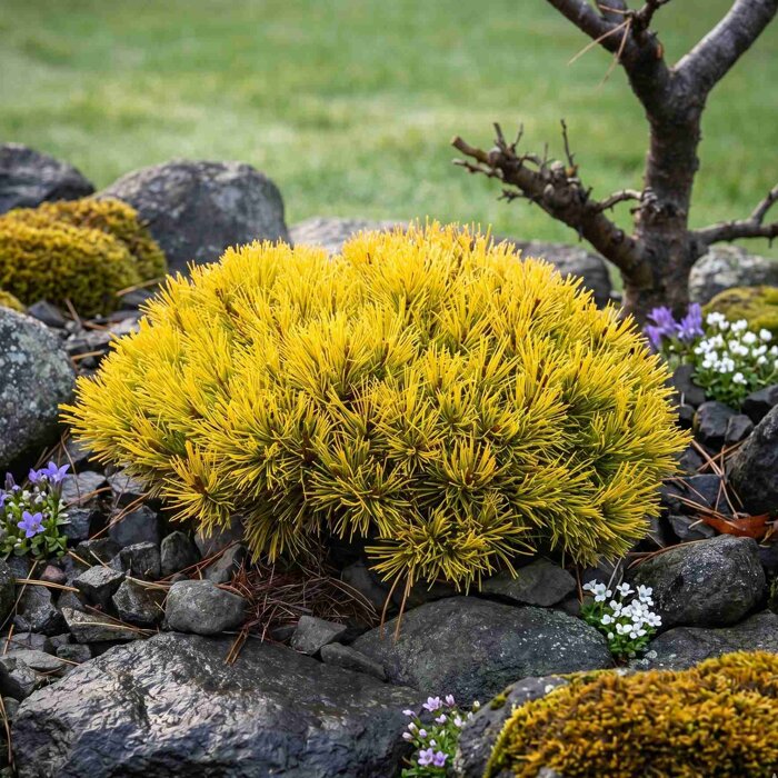 Pinus mugo ´Winter Gold´ – kosodrevina meniaca farbu na zlatú