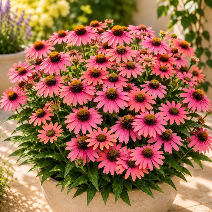 Echinacea purpurová ´Bandolero Rose´ – sýtoružová trvalka pre včely