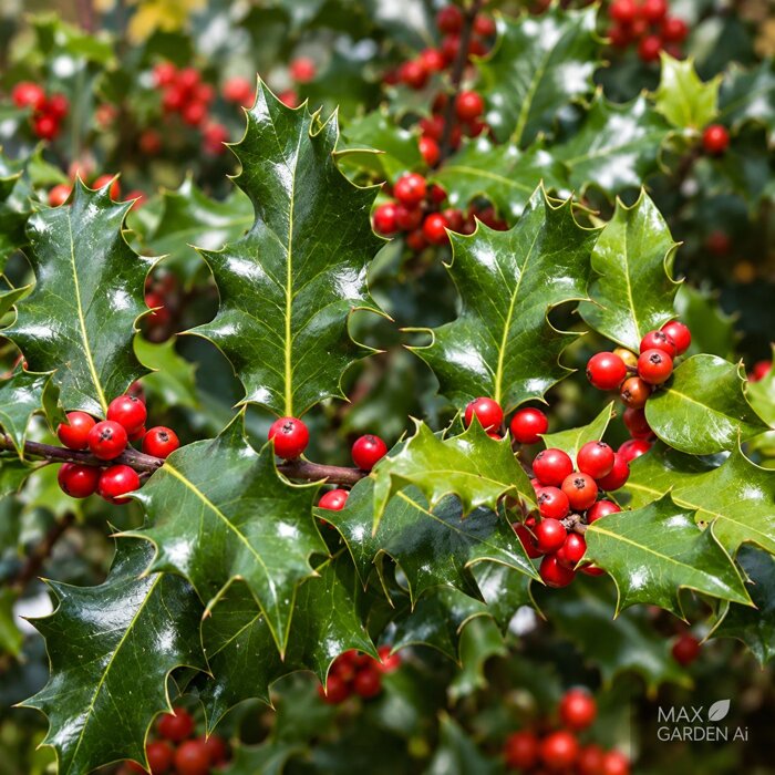 Cezmína ´Magical Amore Rosso´ – Ilex × meserveae | červené plody