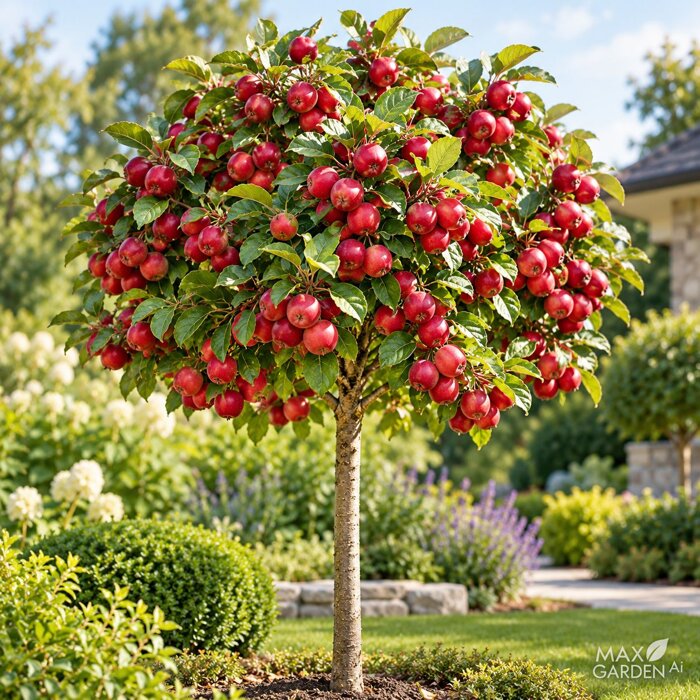 Okrasná jabloň ´Appletini´ na kmeni – Malus | jedlé mini jabĺčka