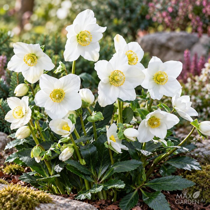 Čemerica ´Advent Star´ – Helleborus niger | biele zimné kvety