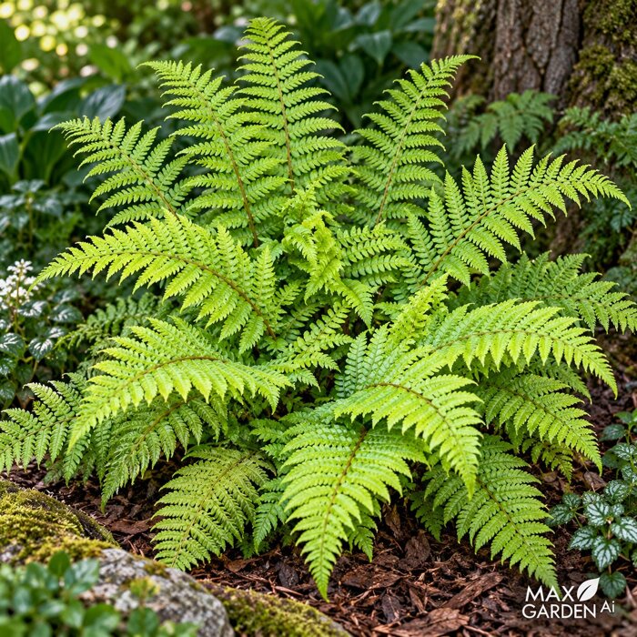 Polystichum polyblepharum – vždyzelený papraďovec do tieňa