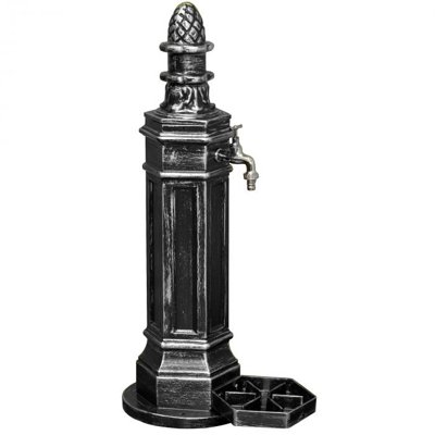 Záhradný hydrant  ROMA (antik-strieborná 2211)