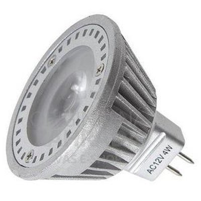 Svetelný zdroj MR16 4xPower LED, teplá biela, 12V 5W GU5.3
