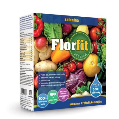 Hnojivo kryštalické Florfit Premium - Zelenina 500g = 500l zálievky  76684