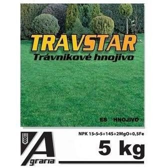 TRAVSTAR 15-5-5+14S+2MgO+0,5Fe   5kg na 200m2  7...
