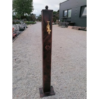 Kovový záhradný hydrant - antik bronz