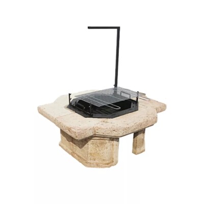 Gril KLASSIK 120x120x46cm (Šedá popol)