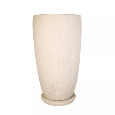 Kvetináč INNOVA MINIMAL vysoká ''L'' s podložkou (Biela)