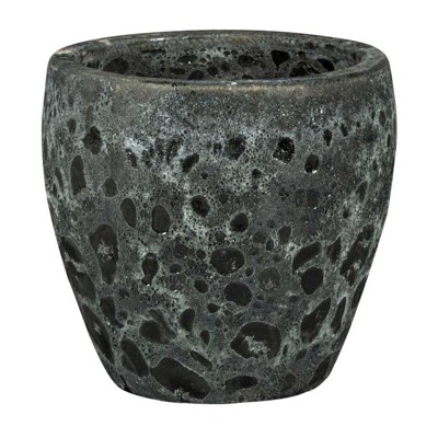 Mrazuvzdorný vonkajší keramický kvetináč- MELBOURNE 1-01AZ - čierny - maxgarden.sk.