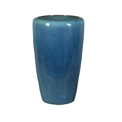 Mrazuvzdorný vonkajší keramický kvetináč - STOCKHOLM 5-08Y Luxe  - tyrkysový  - maxgarden.sk