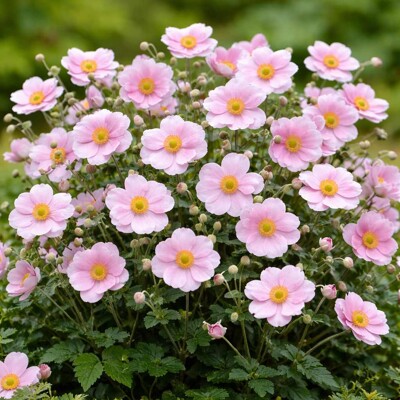 Anemonka 'Robustissima' – Odolná jesenná veternica s ružovými kvetmi