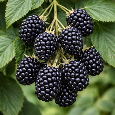 Ostružina beztŕňová ´Thornless Evergreen´ – Dekoratívna a úrodná