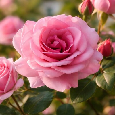 Ruža floribunda Pink Tom – Sýto ružová energia pre váš záhon