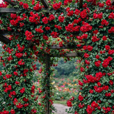 Popínavá ruža Paul´s Scarlet – Šarlátovo červená legenda