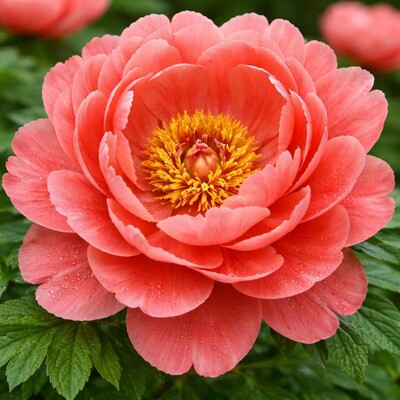 Pivonka drevitá (Paeonia × suffruticosa) – Majestátny ker s obrími kvetmi