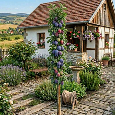 BIO slivka stĺpovitá 'Aroma Spur®' skorá – Aromatická úroda v auguste