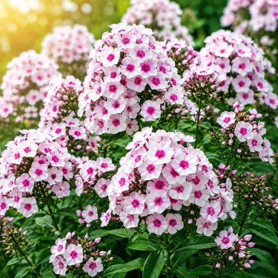 Flox metlinatý ´Early Blush Pop´ – nízky skorkvitnúci ružový flox