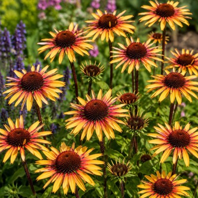 Echinacea purpurová ´Funky Yellow´ – plnokvetá limetkovo-žltá trvalka