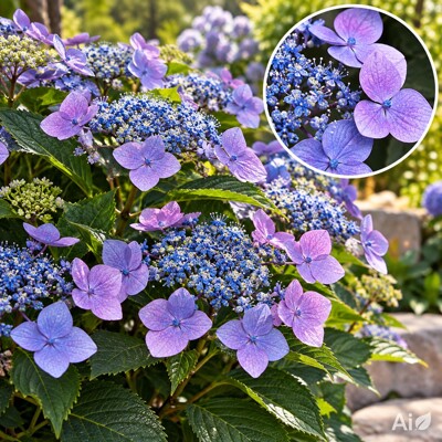 Hortenzia ´Blue Clouds´ – Hydrangea serrata | modré kvety