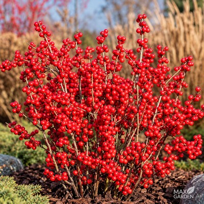 Cezmína ´Magical Winter Jewel´ – Ilex verticillata | červené zimné plody