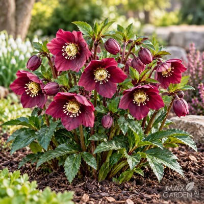 Čemerica ´Pretty Ellen Red´ – Helleborus orientalis | bordová