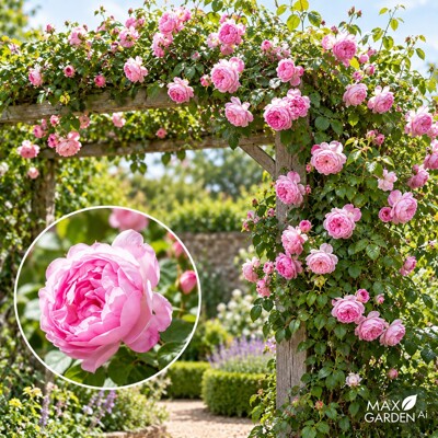 Ruža popínavá ´Constance Spry´ – silno voňavá English Rose
