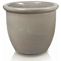Keramický glazovaný kvetináč 59x49cm 352-pot krémová