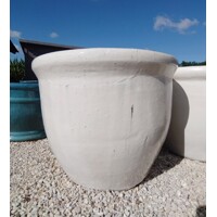 Keramický glazovaný kvetináč 59x49cm 352-pot krémová