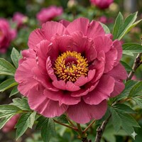 Pivonka drevitá (Paeonia × suffruticosa) – Majestátny ker s obrími kvetmi