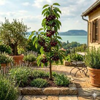 Stĺpovitá čerešňa ´Sunburst´ Natur Pur – Extra veľké plody (BIO)