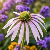 Echinacea ´Hula Dancer´ – éterická trvalka s previsnutými kvetmi