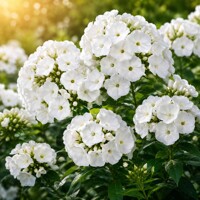 Flox metlinatý ´Danielle´ – bohato kvitnúci snehobiely flox